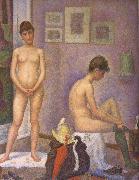 Georges Seurat The Post of Woman oil painting